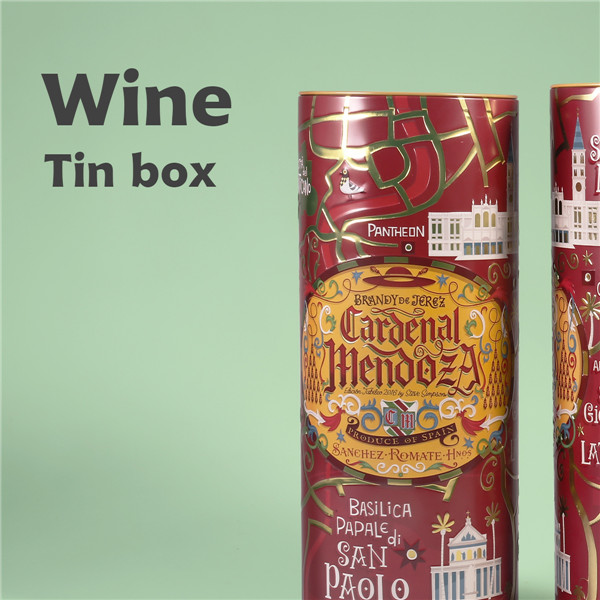 Wine Tin Box